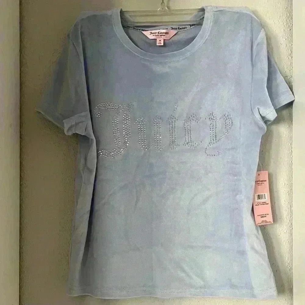 Juicy Couture Sleepwear Loungewear Velour Top & Pants - Picture 1 of 6
